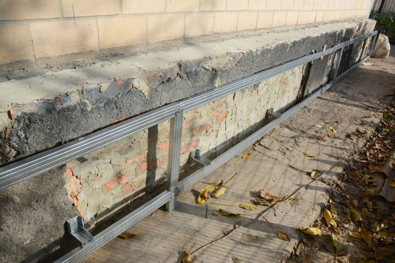 Repaired Foundation Wall